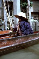 Thai Lady, Floating Market, Bangkok